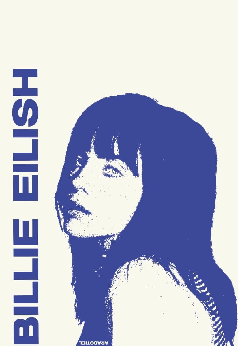 Billie Eilish Blue Art